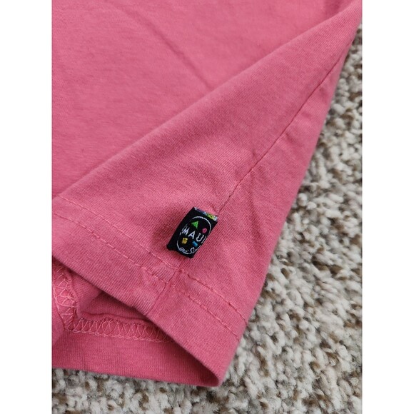 MAUI AND SONS T Shirt Mens Medium Pink Graphic Shark Logo Short Sleeve Crewneck - Picture 5 of 7
